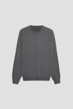 Girocollo in pura lana pettinata ESSENTIAL - Ferrante | img vers.300x/