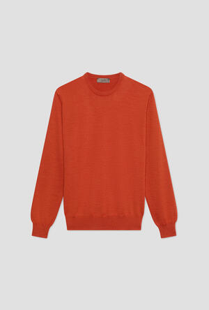 Girocollo in pura lana pettinata ESSENTIAL - Ferrante | img vers.300x/