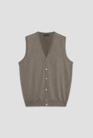 Gilet in pura lana pettinata ESSENTIAL - Ferrante | img vers.300x/