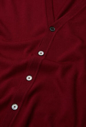 Cardigan in pura lana pettinata ESSENTIAL - Ferrante | img vers.300x/