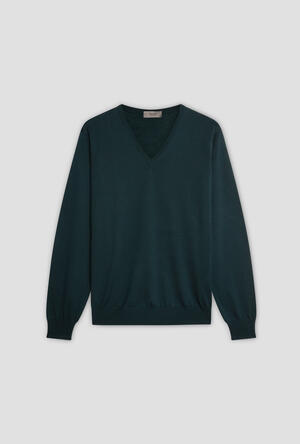 Pullover in pura lana pettinata ESSENTIAL - Ferrante | img vers.300x/