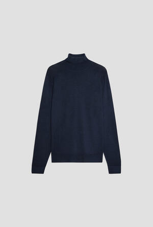 Dolcevita tinto in capo in lana e seta ROYAL RED - Ferrante | img vers.300x/