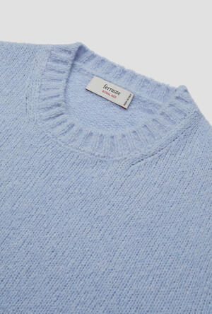 Girocollo in cashmere malfilè ROYAL RED - Ferrante | img vers.300x/