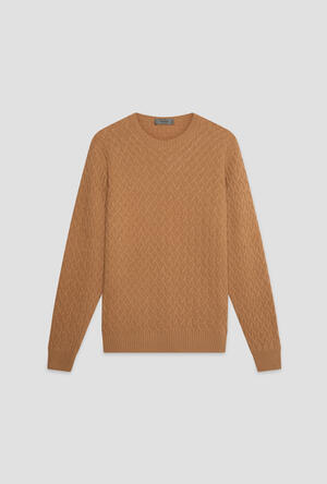 Maglia con lavorazione intreccio MAIN - Ferrante | img vers.300x/