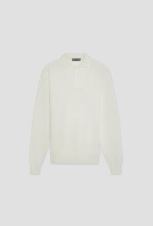 Polo senza bottoni in lana cardata MAIN - Ferrante | img vers.300x/