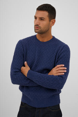 Maglia con lavorazione intreccio MAIN - Ferrante | img vers.300x/