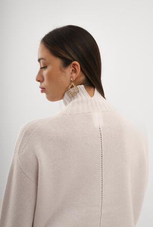 Ciclista in cashmere con retro lavorato LUXURY - Ferrante | img vers.300x/