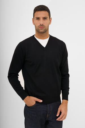 Pullover in pura lana pettinata ESSENTIAL - Ferrante | img vers.300x/