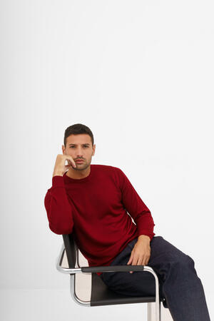 Girocollo tinto in capo ESSENTIAL - Ferrante | img vers.300x/