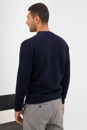 Girocollo in cashmere malfilè ROYAL RED - Ferrante | img vers.300x/