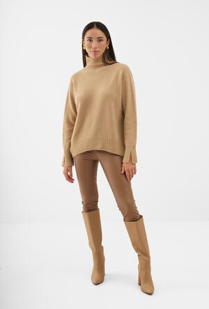 Ciclista in cashmere con retro lavorato LUXURY - Ferrante | img vers.300x/