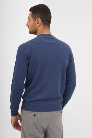 Felpa in maglia girocollo in lana cardata ESSENTIAL - Ferrante | img vers.300x/