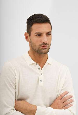 Polo in pura lana pettinata ESSENTIAL - Ferrante | img vers.300x/