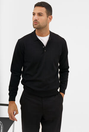Polo in pura lana pettinata ESSENTIAL - Ferrante | img vers.300x/