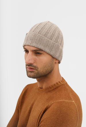 Cappello a coste in misto lana e cashmere MAIN - Ferrante | img vers.300x/