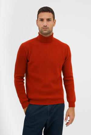 Ciclista maglia inglese in lana e cashmere ROYAL RED - Ferrante | img vers.300x/