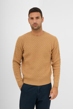 Maglia con lavorazione intreccio MAIN - Ferrante | img vers.300x/