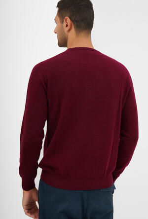 Maglia in puro cashmere ROYAL RED - Ferrante | img vers.300x/