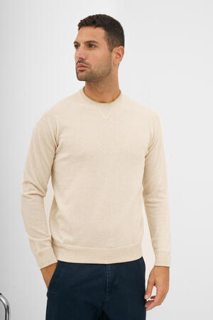 Felpa in maglia girocollo in lana cardata ESSENTIAL - Ferrante | img vers.300x/