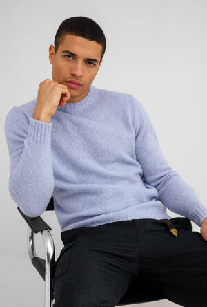 Girocollo in cashmere malfilè ROYAL RED - Ferrante | img vers.300x/