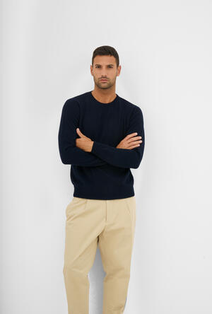 Maglia in puro cashmere ROYAL RED - Ferrante | img vers.300x/