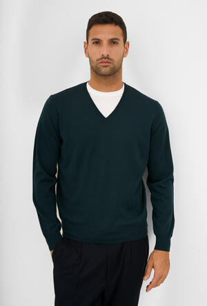 Pullover in pura lana pettinata ESSENTIAL - Ferrante | img vers.300x/