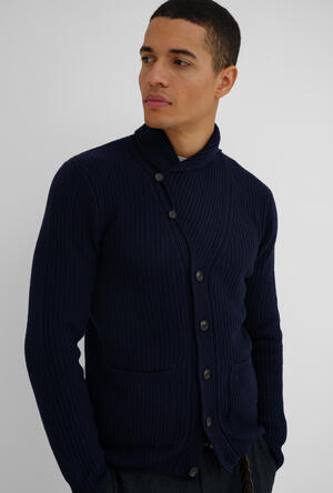 Cardigan maglia inglese ROYAL RED - Ferrante | img vers.300x/