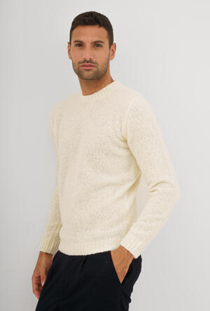 Girocollo in cashmere malfilè ROYAL RED - Ferrante | img vers.300x/