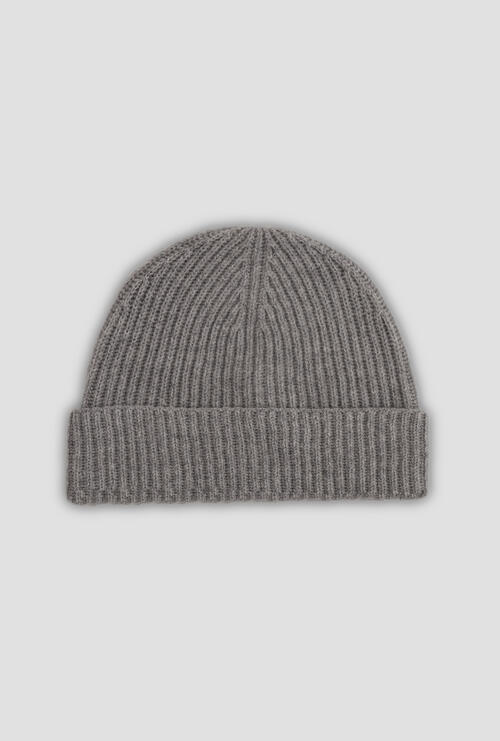 Cappello in misto Cashmere Grigio
