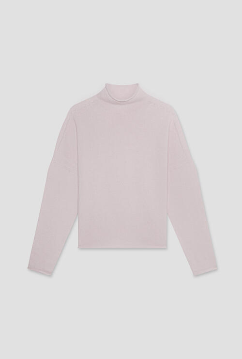 Lupetto in misto cashmere Rosa