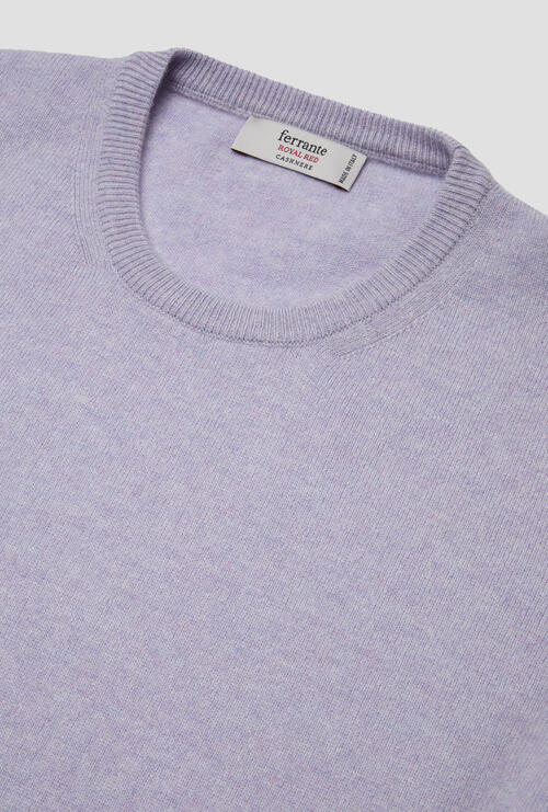 Maglia in puro cashmere Lilla