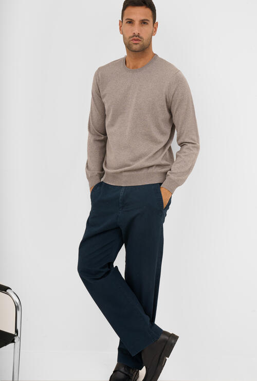 Girocollo in pura lana pettinata Beije