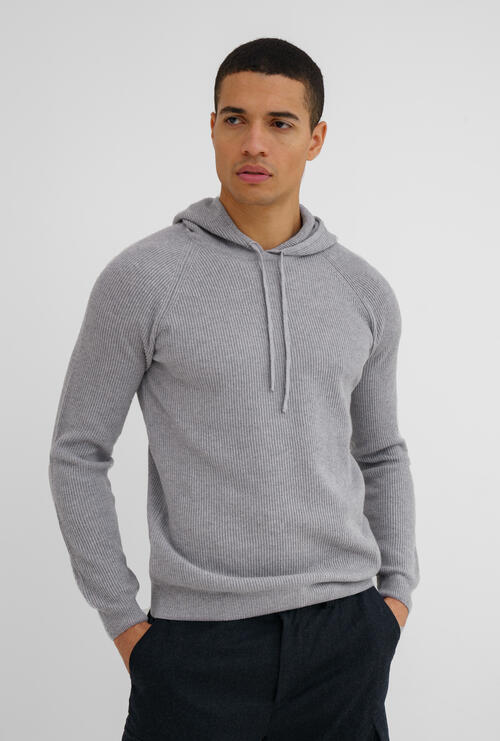 Felpa manica raglan Grigio Perla