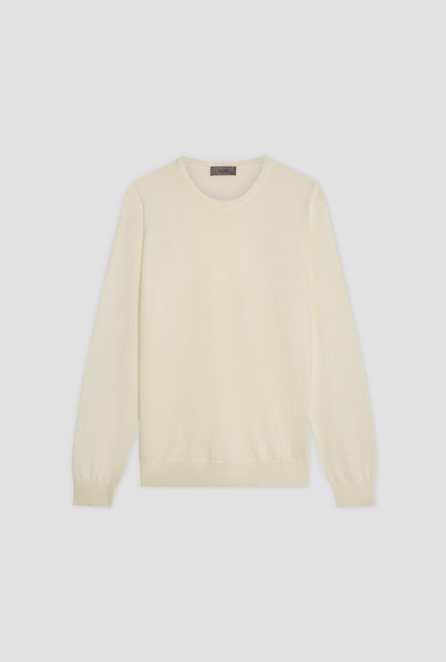 Girocollo in pura lana pettinata ESSENTIAL - Ferrante | img vers.1300x/