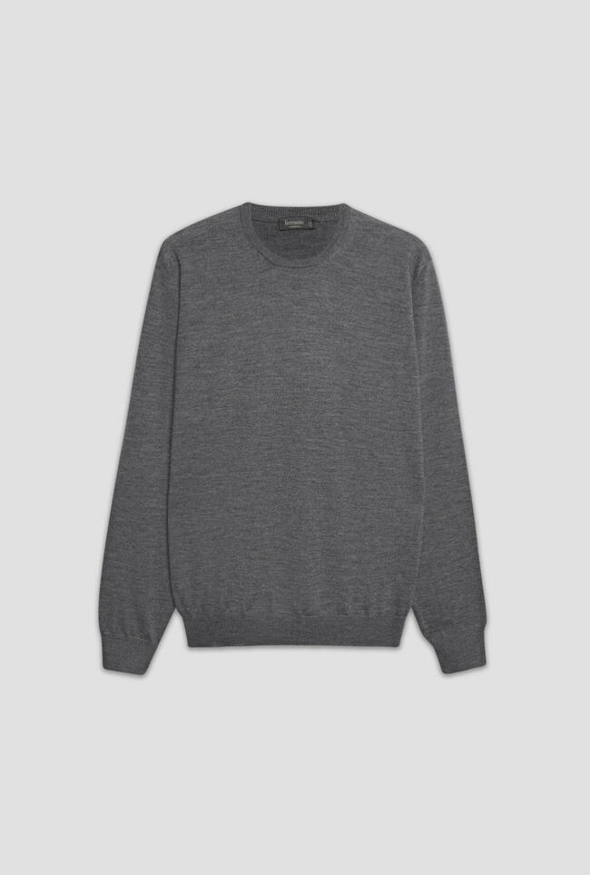 Girocollo in pura lana pettinata ESSENTIAL - Ferrante | img vers.1300x/