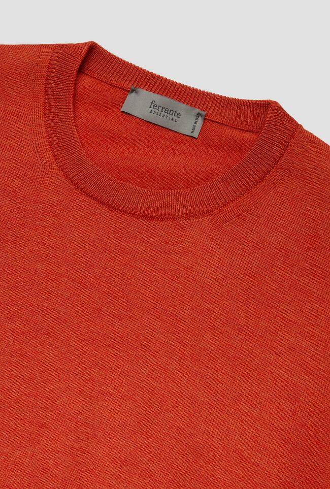 Girocollo in pura lana pettinata ESSENTIAL - Ferrante | img vers.1300x/