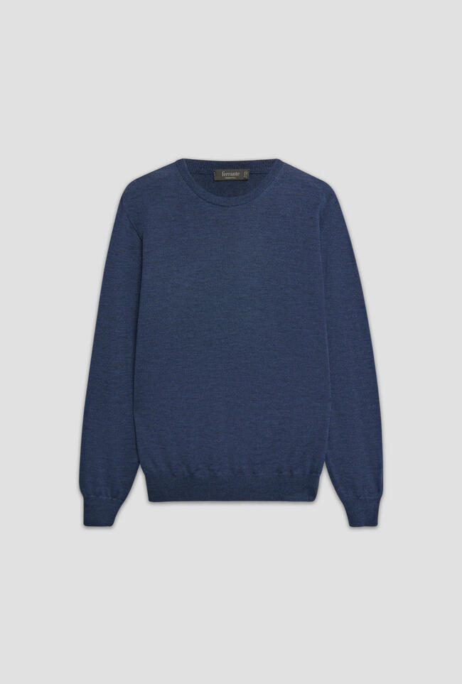 Girocollo in pura lana pettinata ESSENTIAL - Ferrante | img vers.1300x/