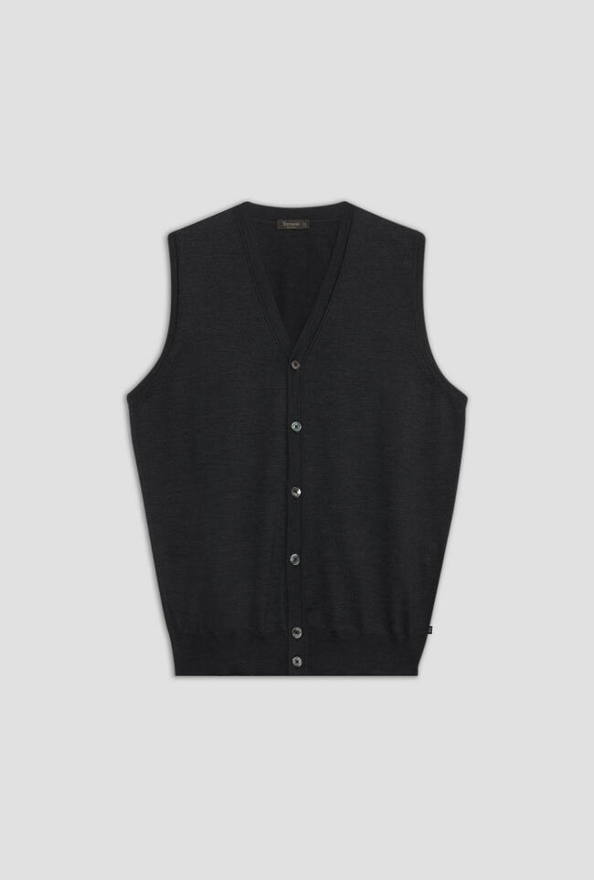 Gilet in pura lana pettinata ESSENTIAL - Ferrante | img vers.1300x/