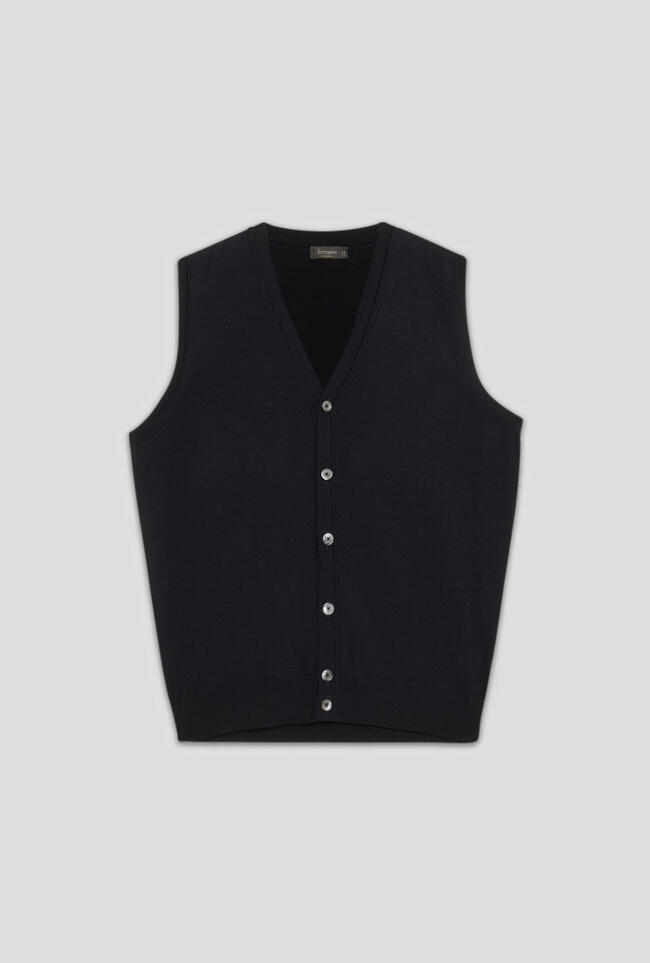 Gilet in pura lana pettinata ESSENTIAL - Ferrante | img vers.1300x/