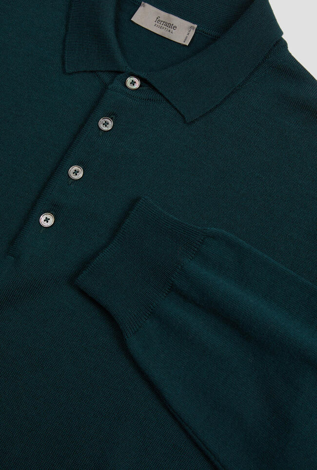 Polo in pura lana pettinata ESSENTIAL - Ferrante | img vers.1300x/