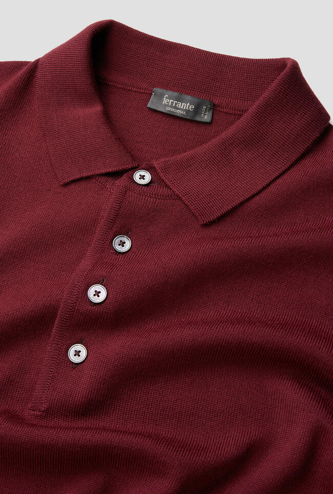 Polo in pura lana pettinata ESSENTIAL - Ferrante | img vers.1300x/