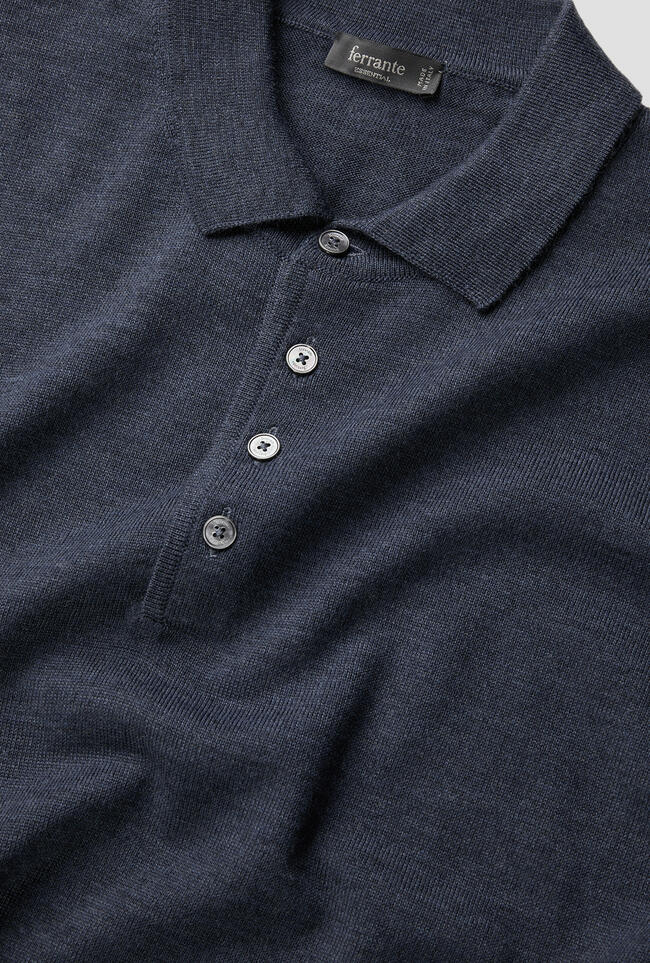 Polo in pura lana pettinata ESSENTIAL - Ferrante | img vers.1300x/