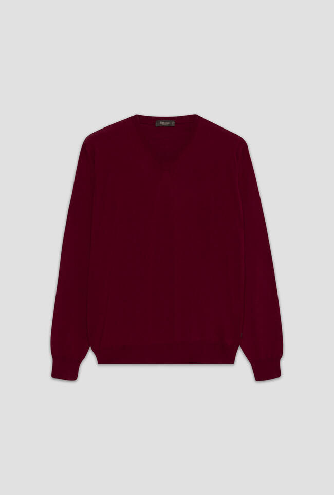 Pullover in pura lana pettinata ESSENTIAL - Ferrante | img vers.1300x/