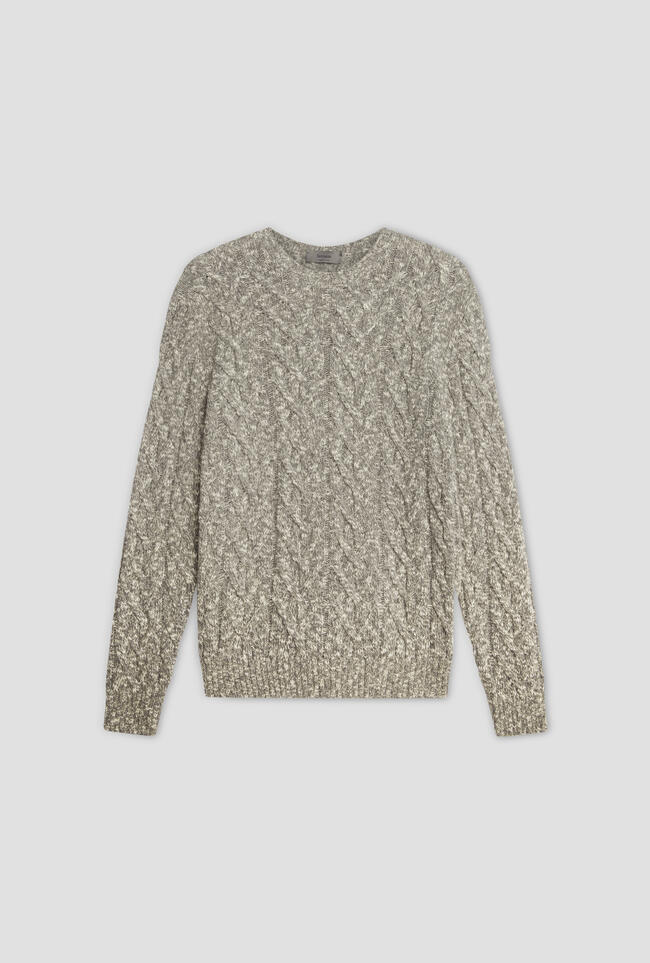 Maglia a trecce in lana e cotone MAIN - Ferrante | img vers.1300x/
