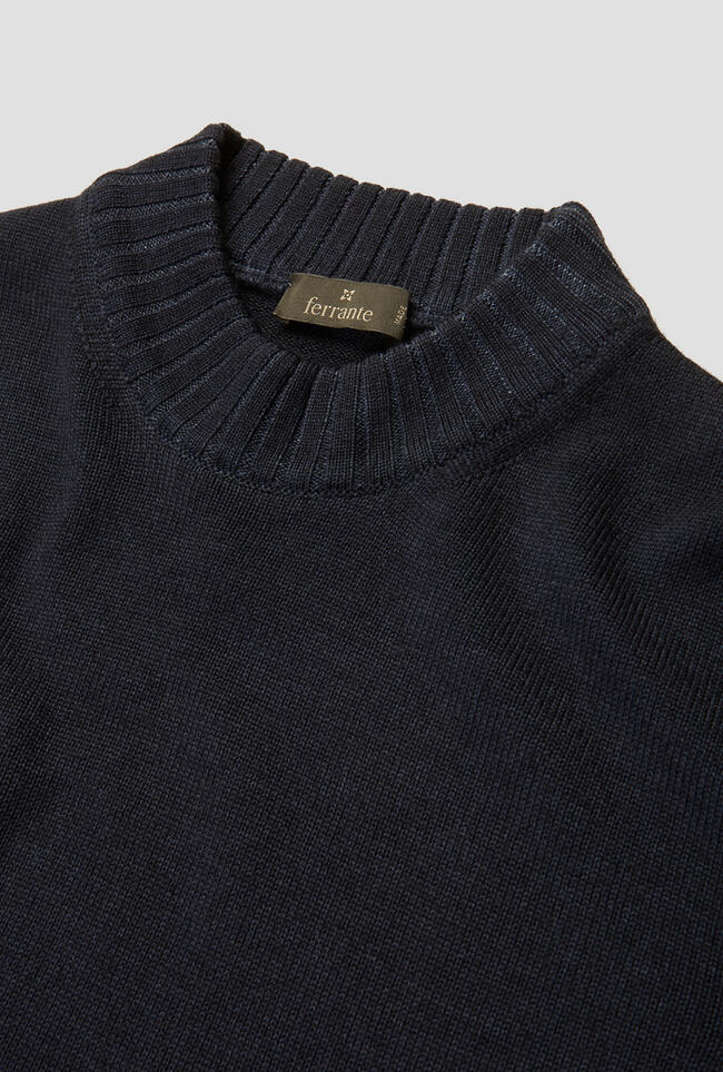 Lupetto tinto in capo a due fili ESSENTIAL - Ferrante | img vers.1300x/
