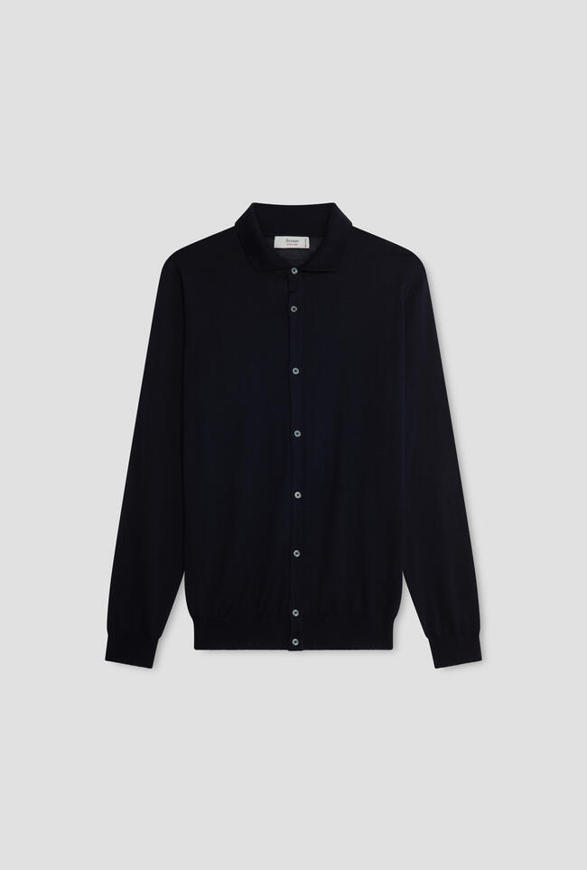 Camicia in maglia extralight ROYAL RED - Ferrante | img vers.1300x/