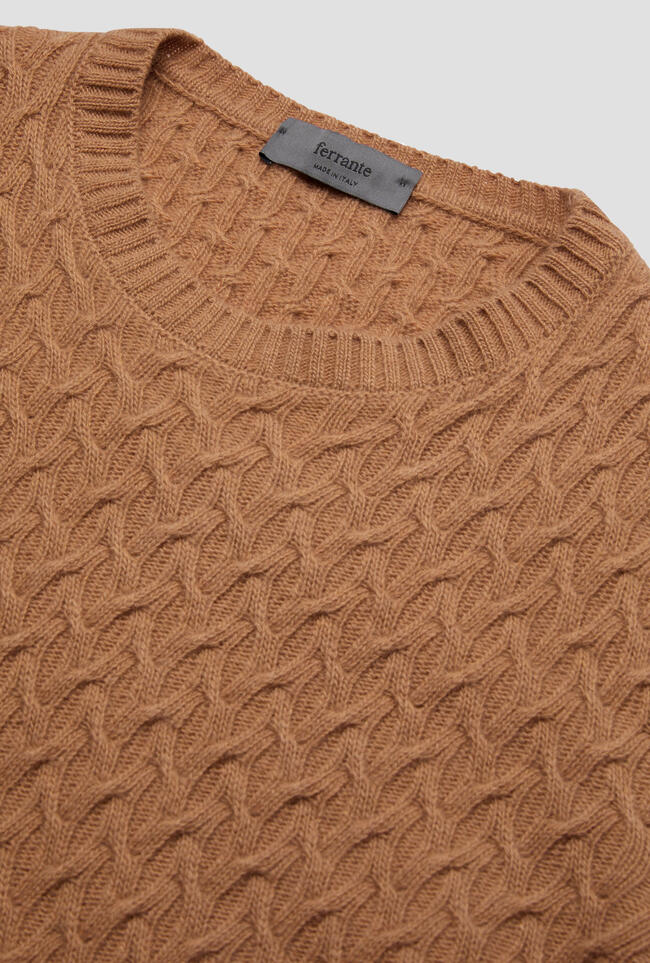 Maglia con lavorazione intreccio MAIN - Ferrante | img vers.1300x/