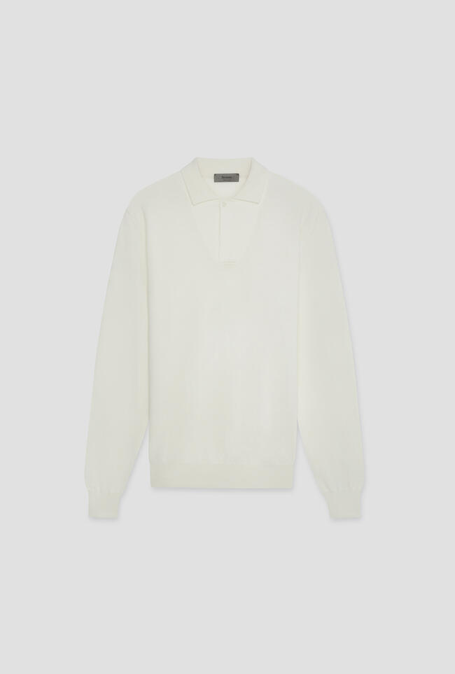 Polo senza bottoni in lana cardata MAIN - Ferrante | img vers.1300x/