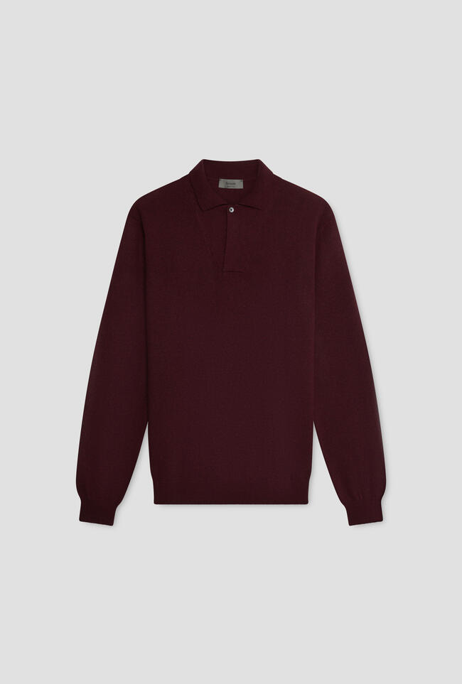 Polo senza bottoni in lana cardata MAIN - Ferrante | img vers.1300x/