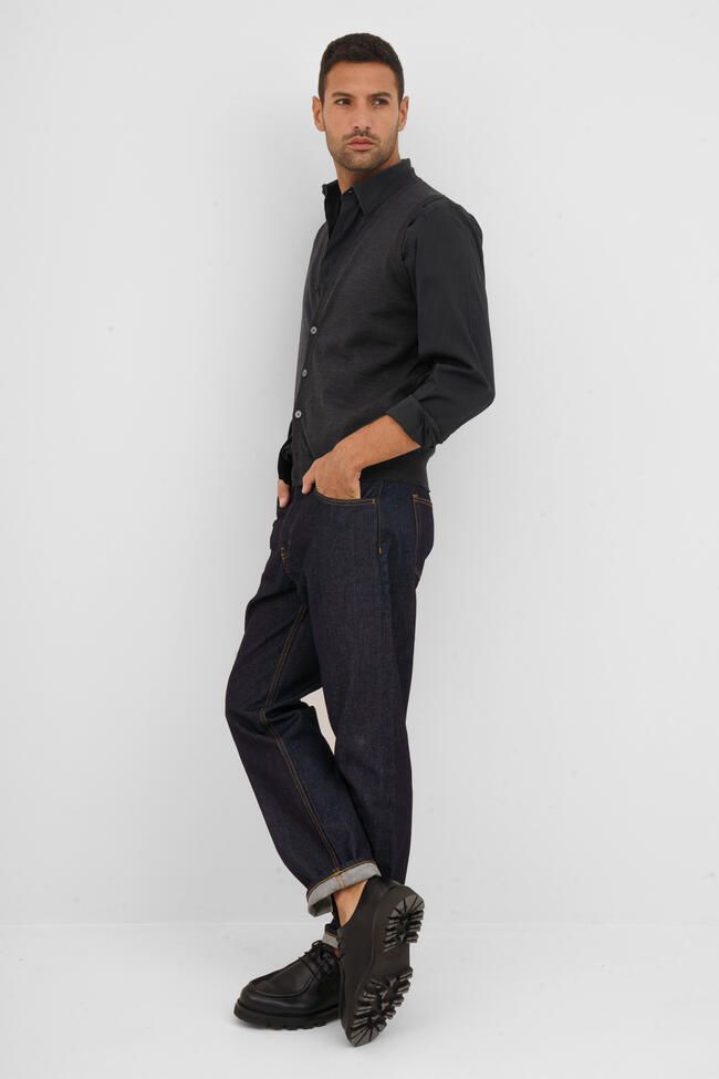 Gilet in pura lana pettinata ESSENTIAL - Ferrante | img vers.1300x/